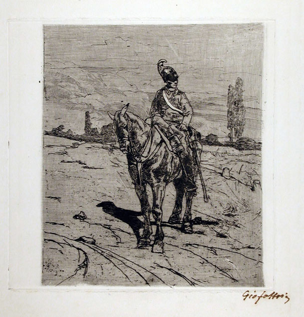 Giovanni Fattori, Vedetta, an artist's proof